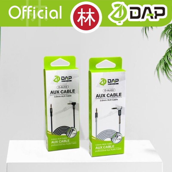 DAP D-AU03 Kabel Jack Audio AUX 3.5mm Model L Gaming Series 150cm Ori