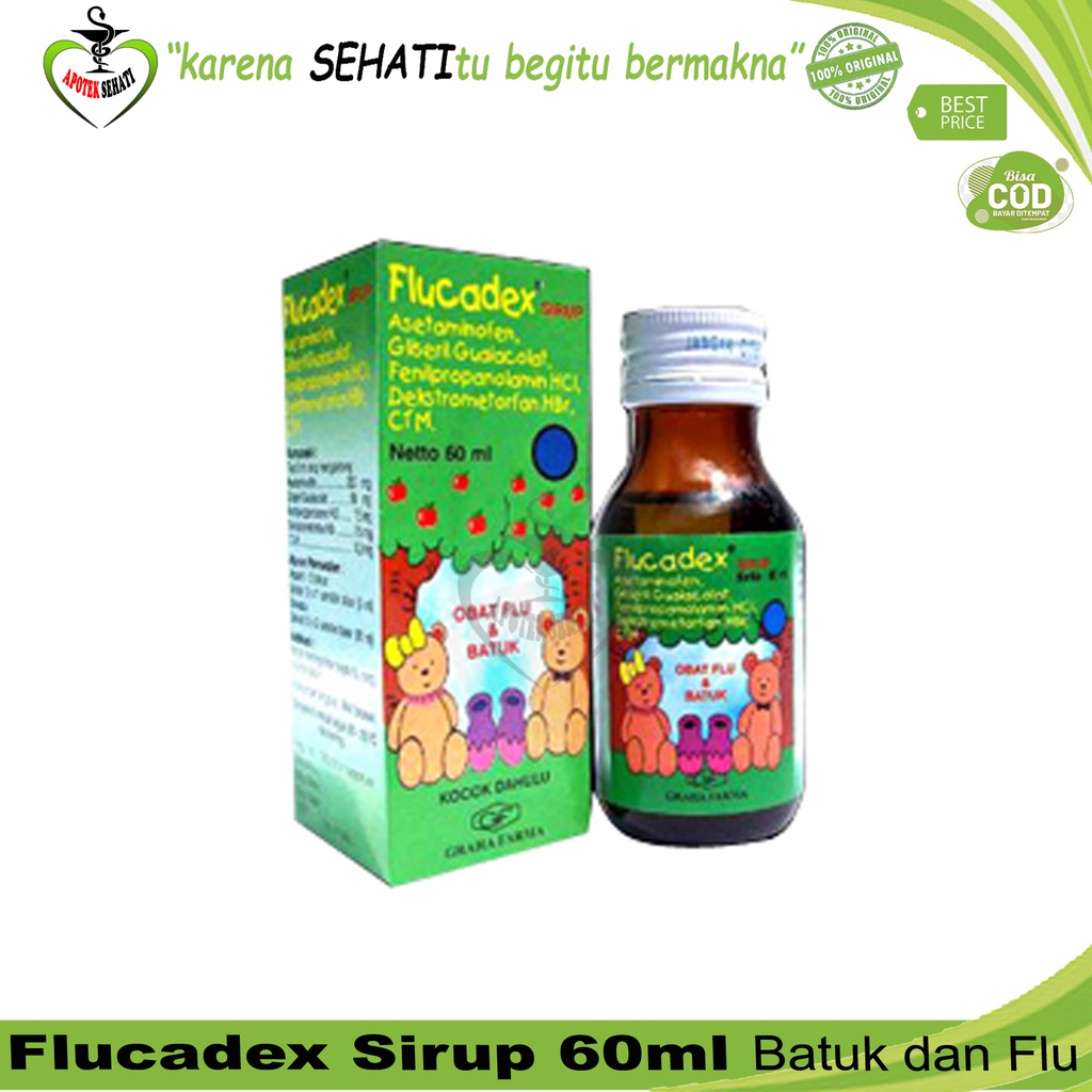 Flucadex Sirup obat batuk pilek bayi anak AMPUH