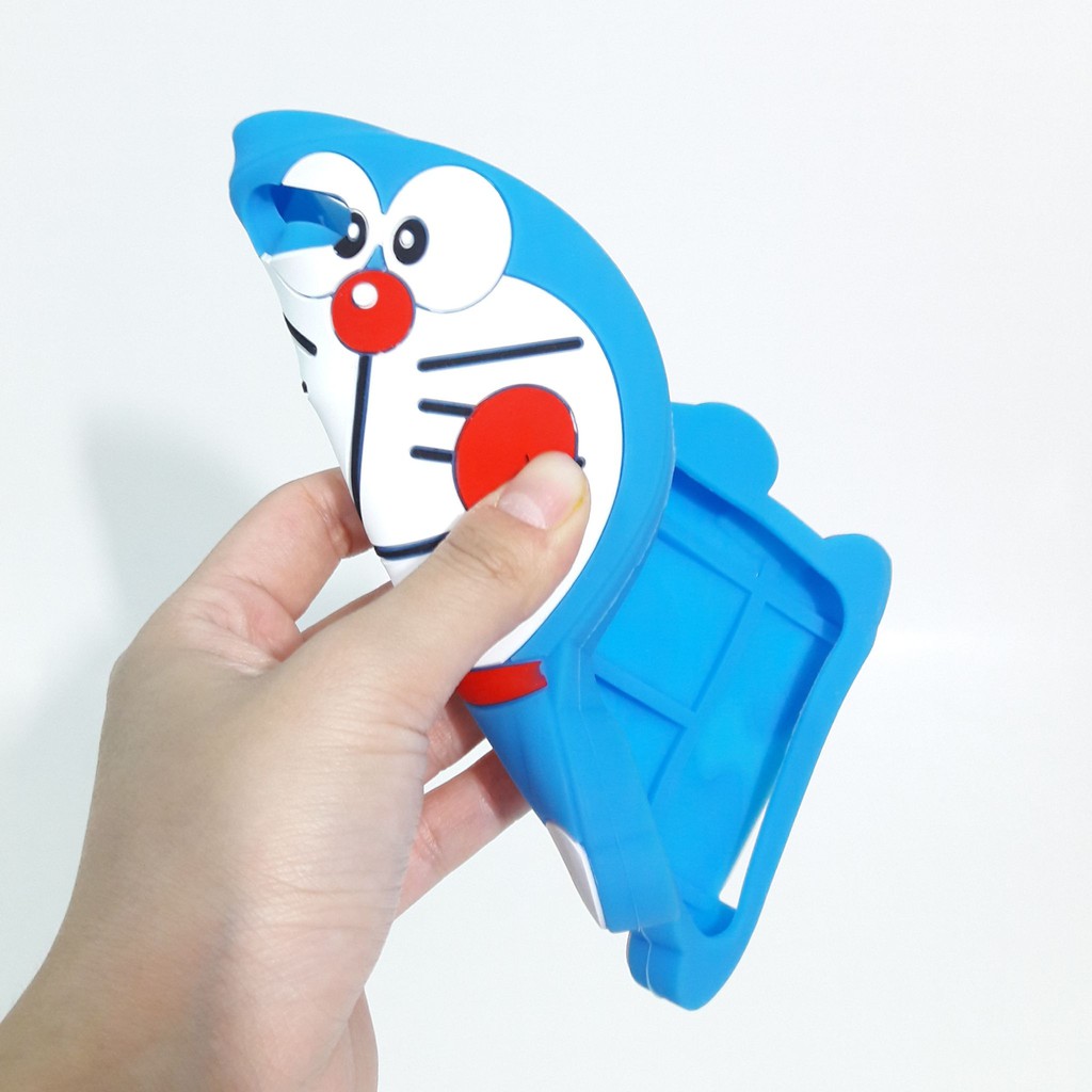 Case 3D Doraemon Smail For OPPO F3 PLUS Softcase Silicon  3D Boneka silikon tebal karakter lucu / case anak anak warna biru / pelindung hp