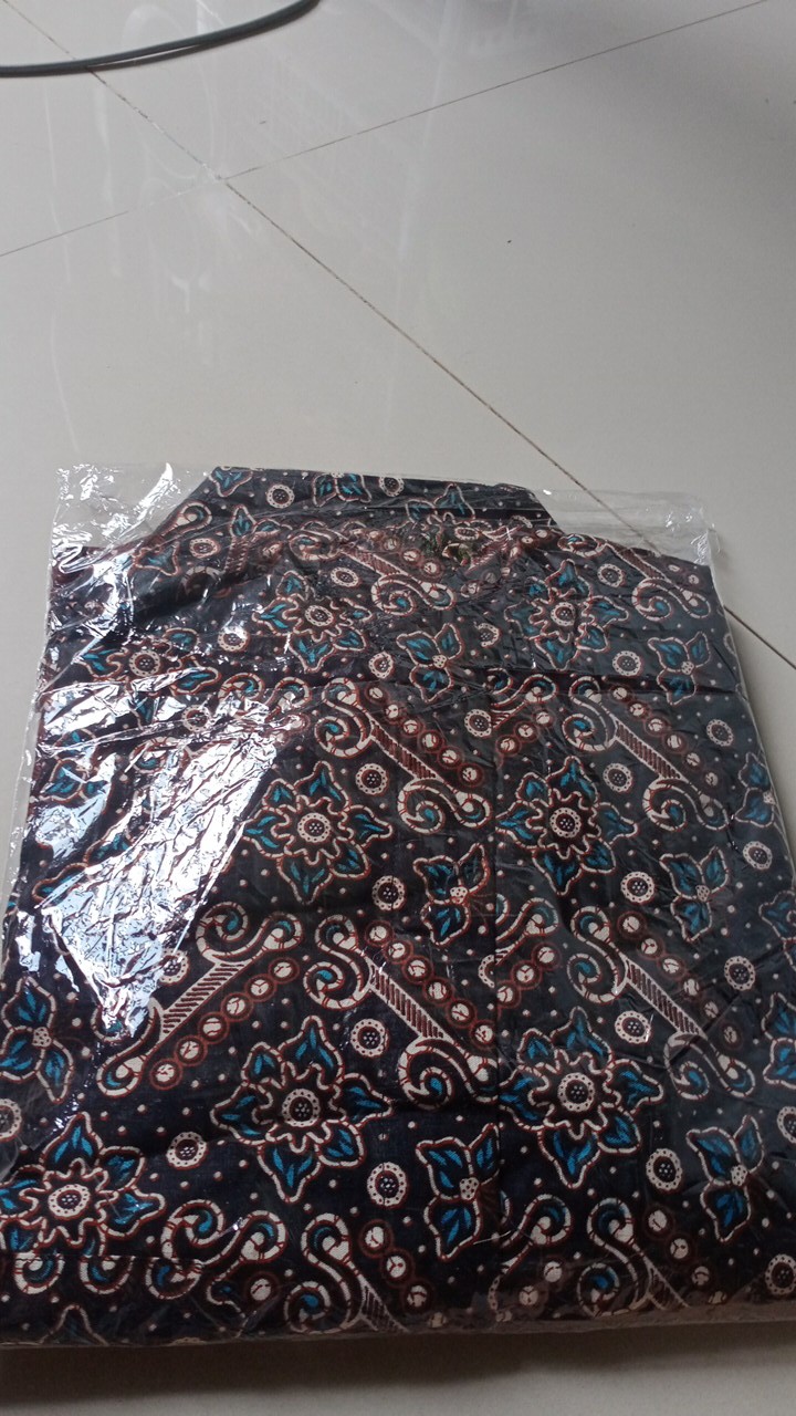 Kemeja Batik Pria Lengan Panjang Size M L Xl Xxl