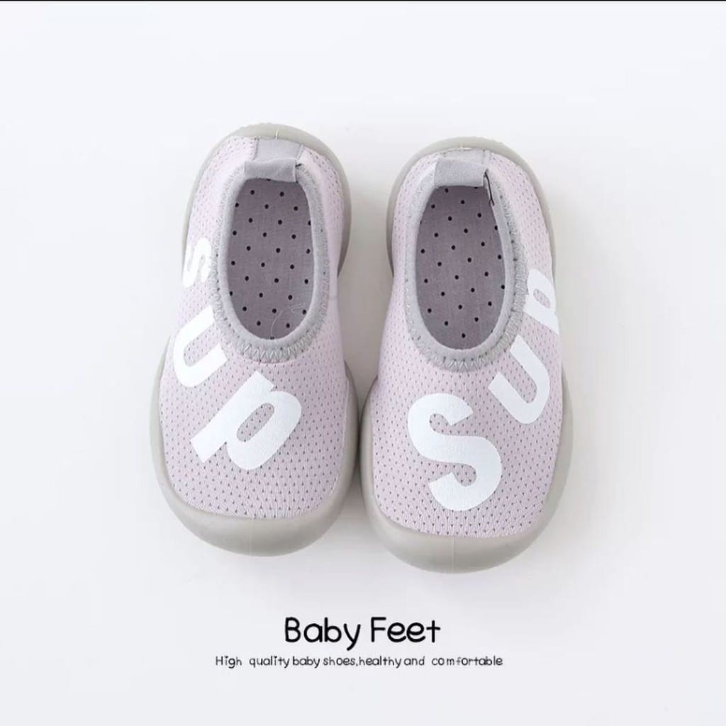 Sepatu import anak bayi cewek babygirl flatshoes pergi jalan karet murah kekinian fashion cantik sup