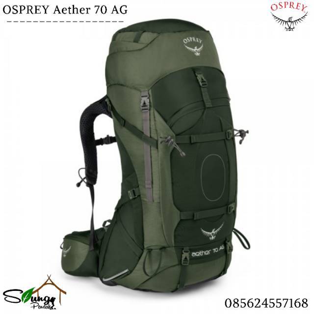 Tas Gunung / Carrier Osprey Aether 70 AG with Daypack Original Best Seller