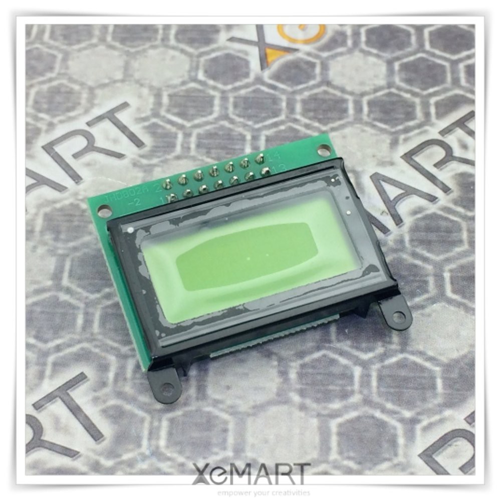 LCD Character 8x2 HD44780 Compatible Yellow Green