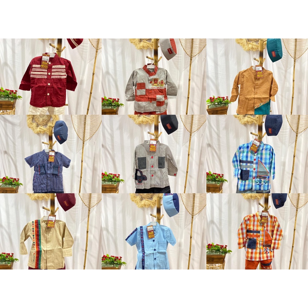 SALE TA Dannis Size 0 Baju Muslim Anak Laki-Laki Original - Pilih Motif