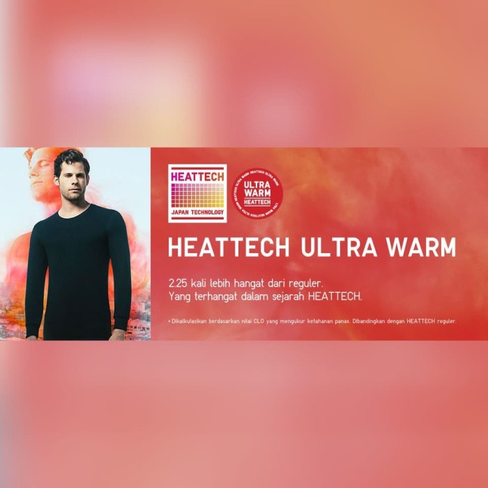 Pria-John-Long- (Original) Uniqlo Heattech Ultra Warm .. Baju Longjhon  Uniqlo Long Jon -Long-John