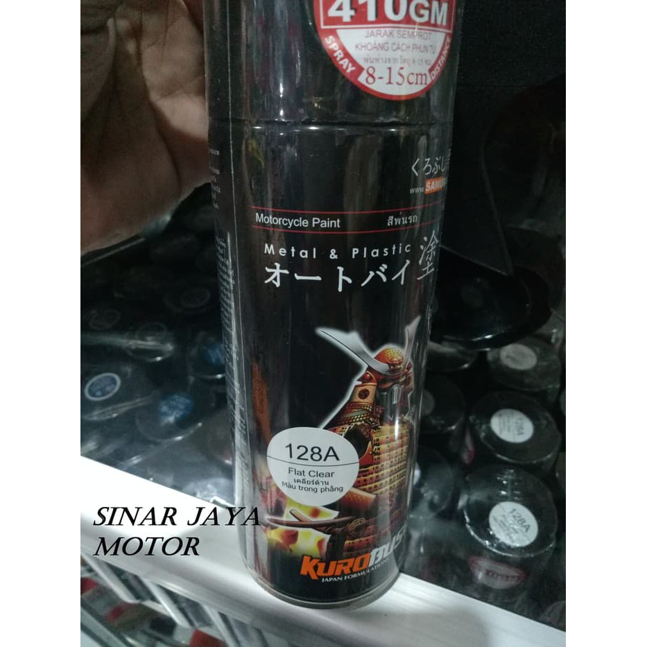 

Samurai paint/clear doff(vernis)-flat clear BJ H-63 128A-cat semprot aerosol