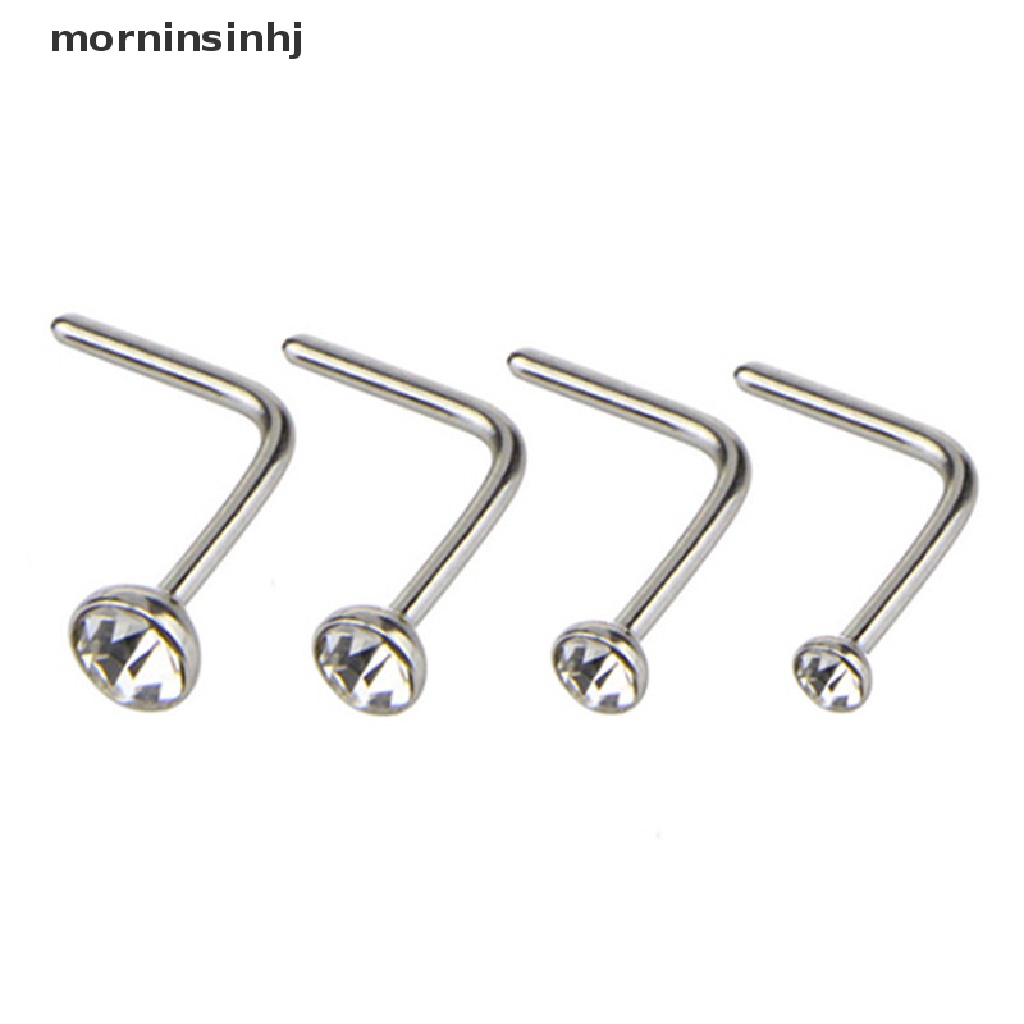 14pcs / set Cincin Tindik Hidung Bahan Stainless Steel