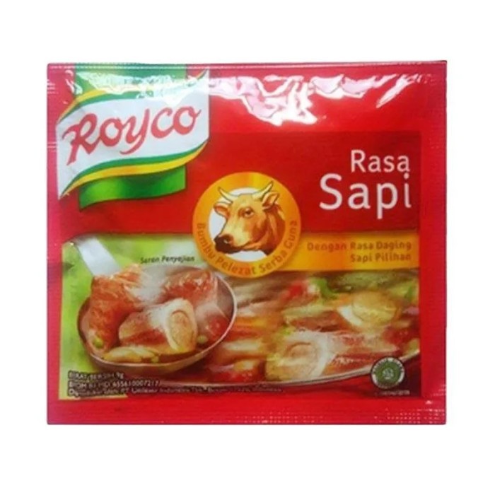 

ROYCO Rasa Sapi Bumbu Penyedap Rasa [ 8 Gr ] / 1 Pc