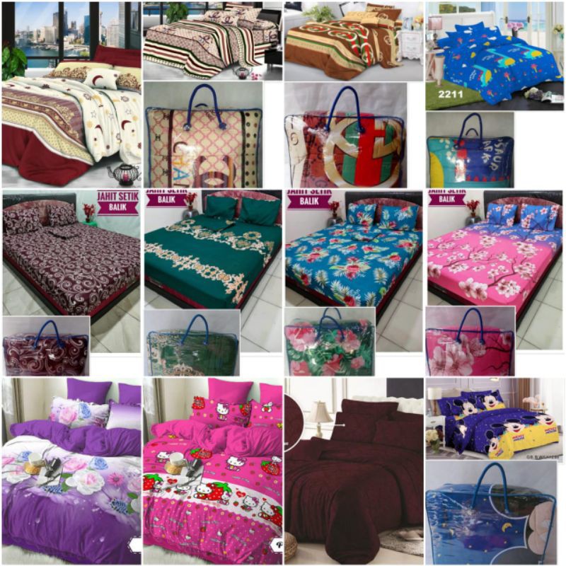 Bedcover murah 180x200!! Sprei murah