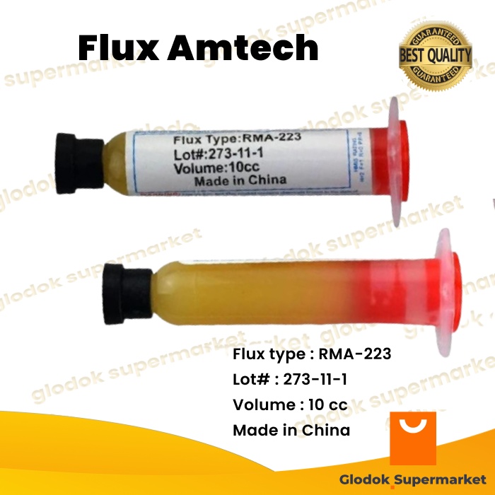 Flux Amtech RMA223 10cc Minyak Solder Pasta Siongka Suntik RMA-223 10 CC