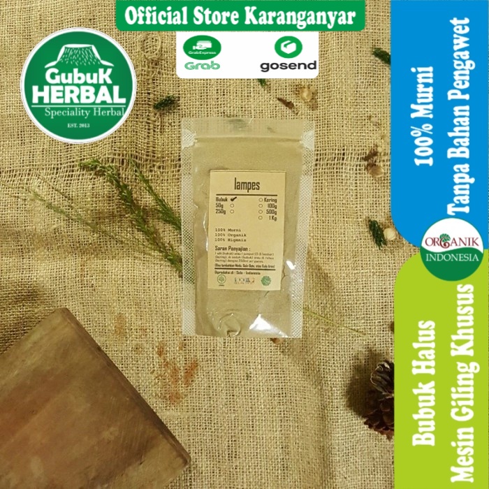 

BUBUK LAMPES 250 gr - Ocimum Sanctum - HALUS - ASLI - TANPA CAMPURAN