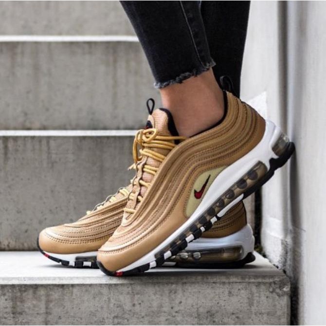 Nike Airmax 97 Metalic Gold Premium Original / sepatu nike