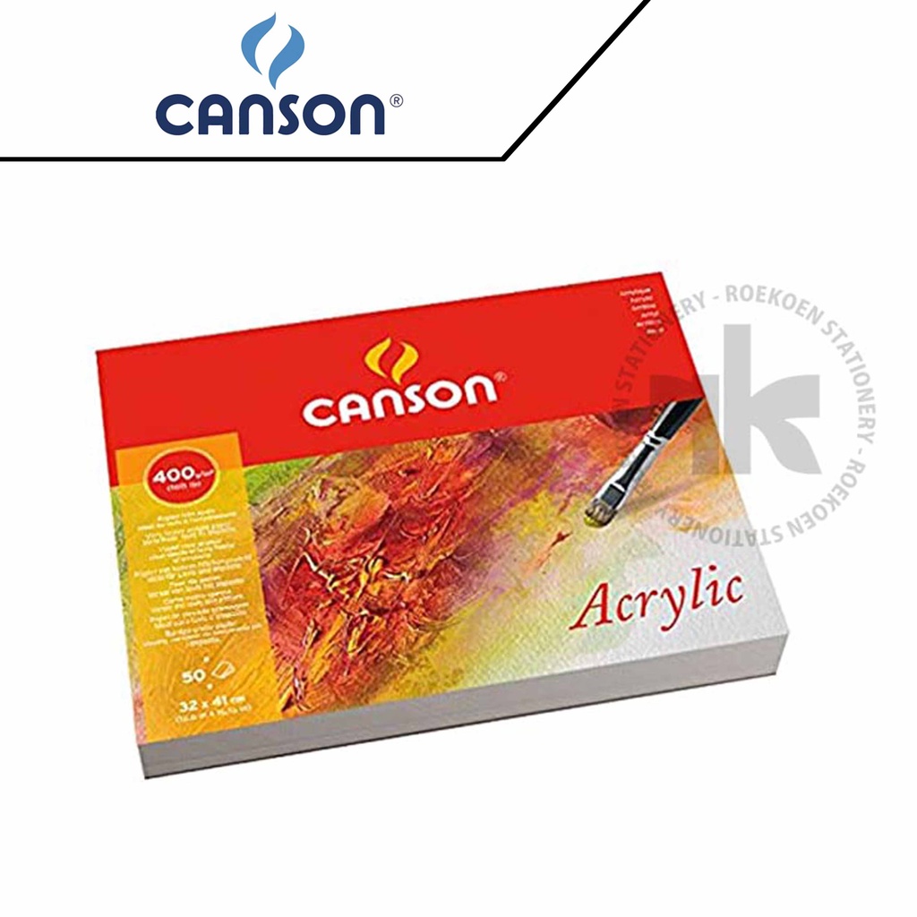 

Canson Acrylic Kertas Gambar 24X32 400gsm (50 Sheets) 200807413