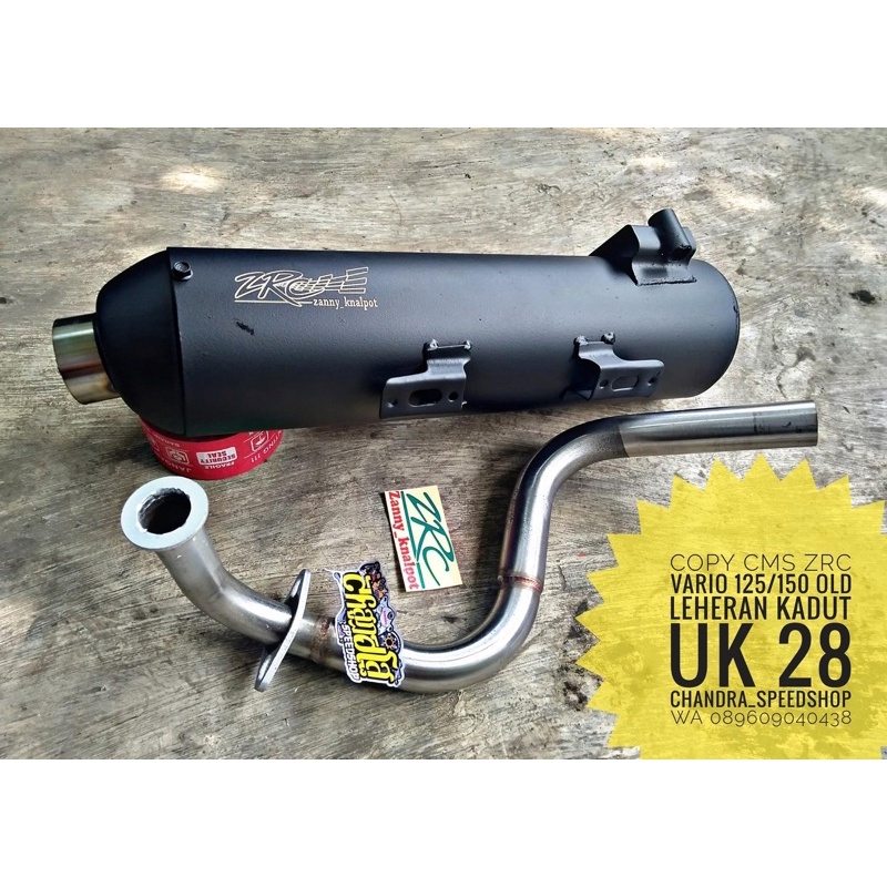 KNALPOT VARIO 125/150 LED OLD COPY CMS LEHER KADUT by zrc