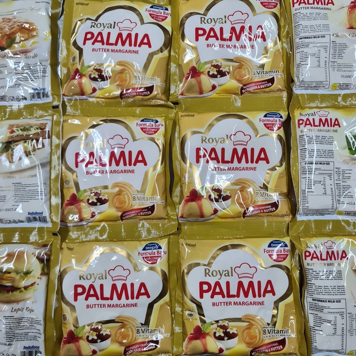 

c011cc Margarine Palmia Royal 200Gr Sachet Butter & Margarin Blend Xa201As