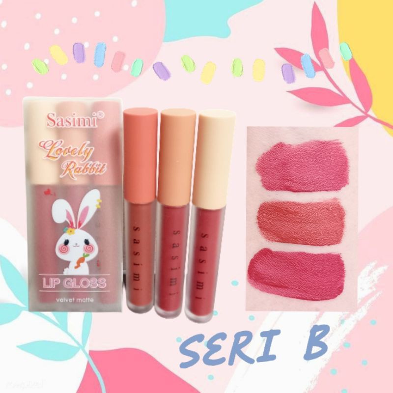 PER3PCS!!!LIP GLOSS LOVELY RABBIT SASIMI/LIP GLOSS COOL UNICORN SASIMI S.896/S.897