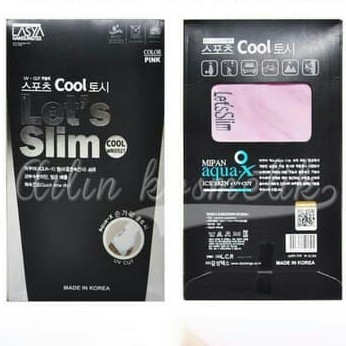 Manset Tangan Lengan Panjang outdoor korea lets slim Aqua x cool / Manset Tangan Olahraga-Pink