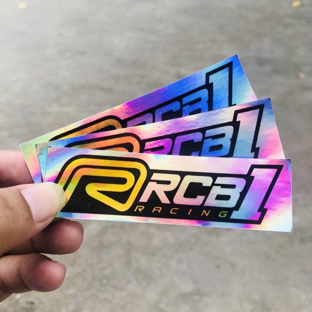 Stiker Hologram Isi 40 Graftak anti air racing