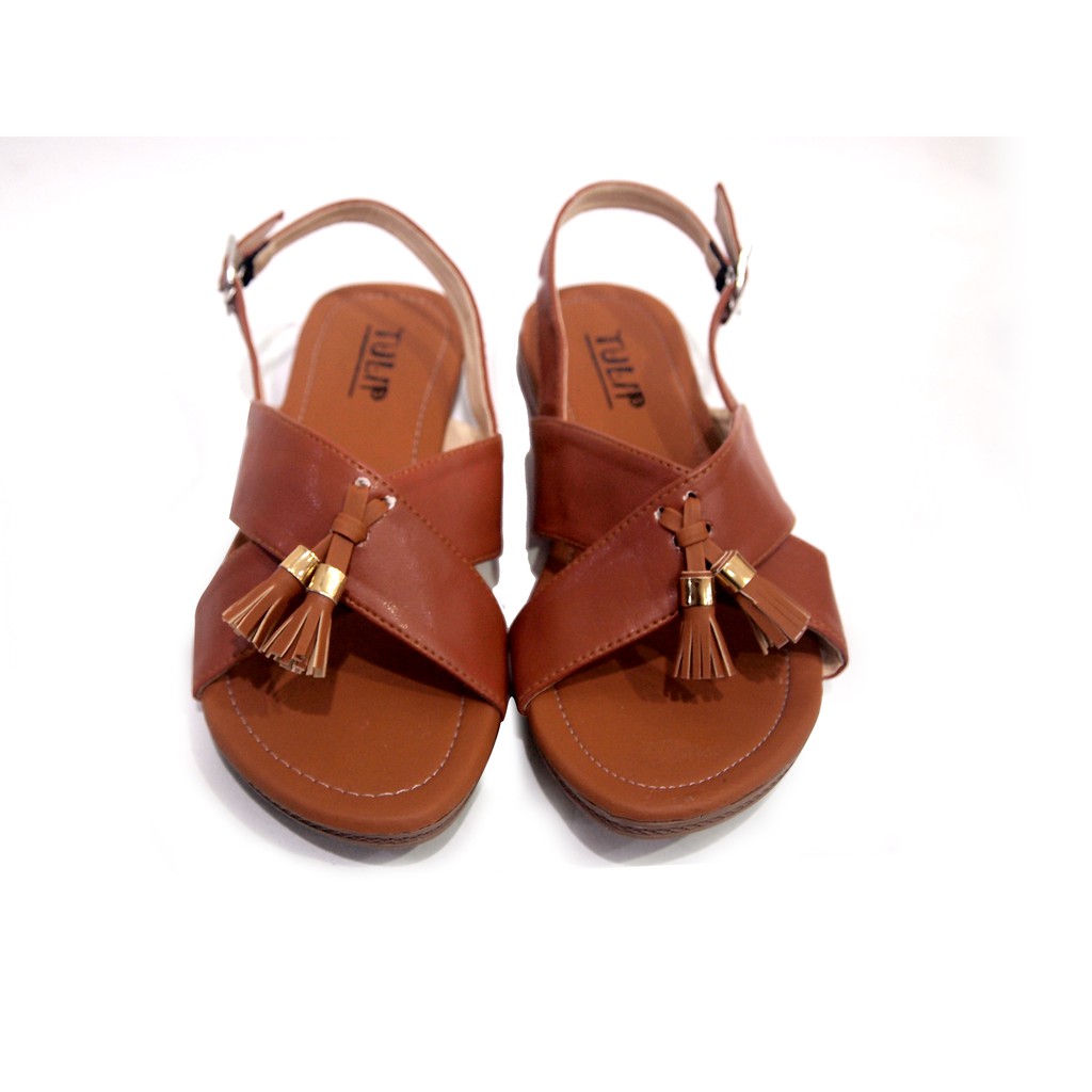 Sandal indie Cros Tan fashion sandals slipon indie new (1C4) fse060