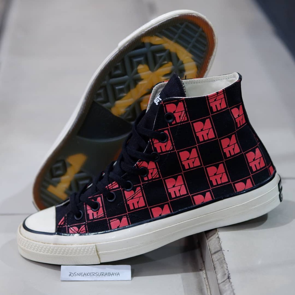 Patta x Converse Chuck Taylor 1970s Hi "10th Anniversary" Red (SAMPLE) CT 70 CT 70s