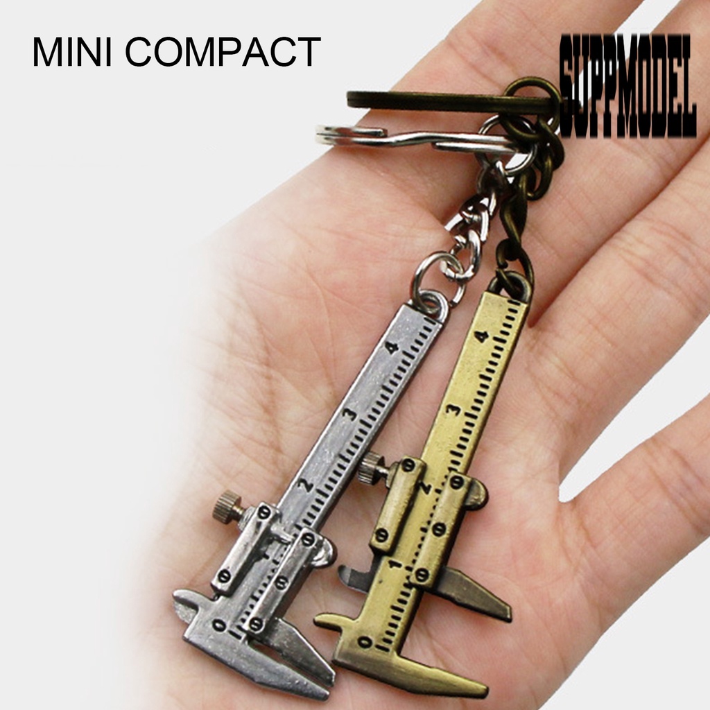 Suppmodel Gantungan Kunci Penggaris Caliper Mini Untuk Unisex