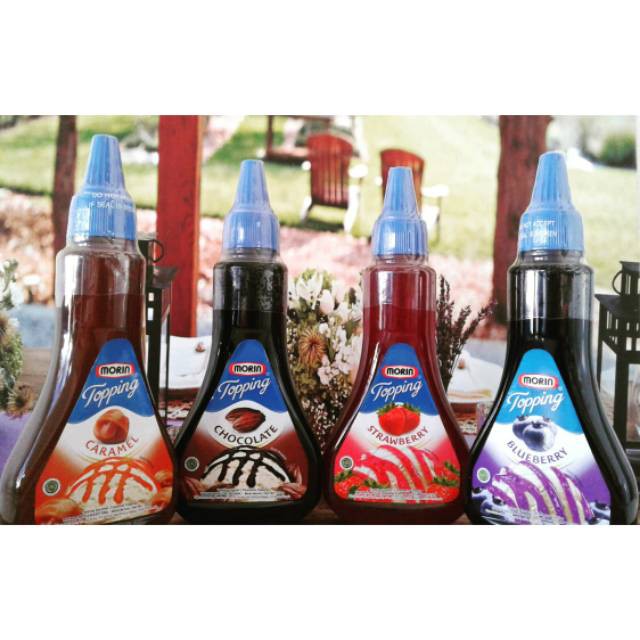 

MORIN TOPPING 310gr { coklat, blueberry, strawberry, caramel }