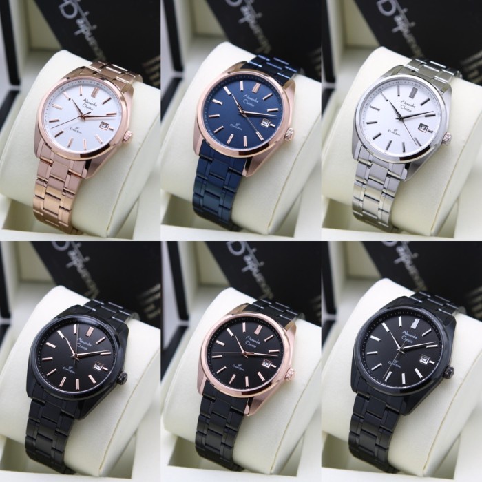 [Free Baterai] JAM TANGAN PRIA ALEXANDRE CHRISTIE AC 8660 ORIGINAL GARANSI RESMI 1 TAHUN