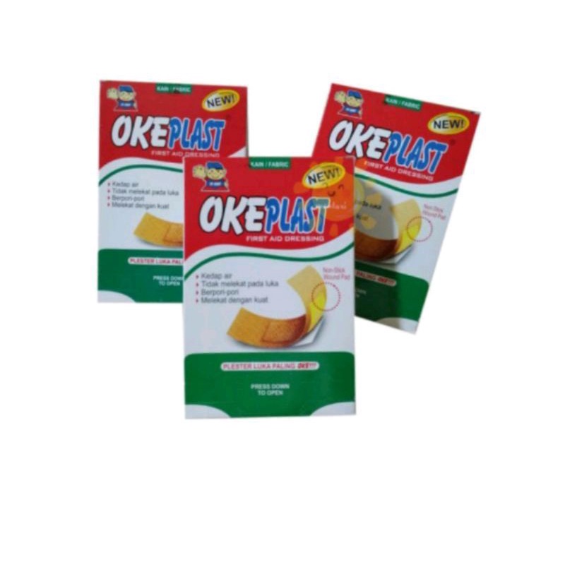 okeplast plaster luka isi 100 pcs