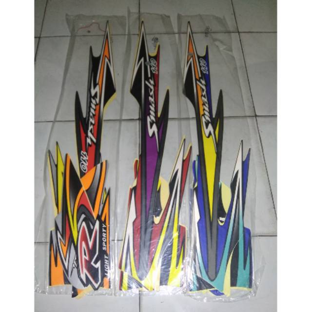 Striping Standar Suzuki Smash 110 Tahun 2004 / 2005