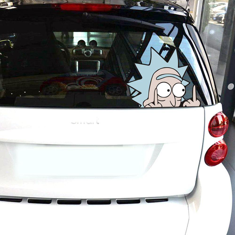 Populer Stiker Mobil Anime Papan Nama Kap Jendela Mobil Berperekat