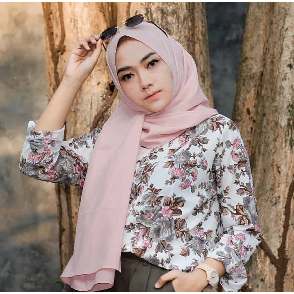 Kemeja Amaris Bahan Monalisa Premium Kemeja Wanita Import Kemeja Wanita Korean Style Kemeja Wanita T