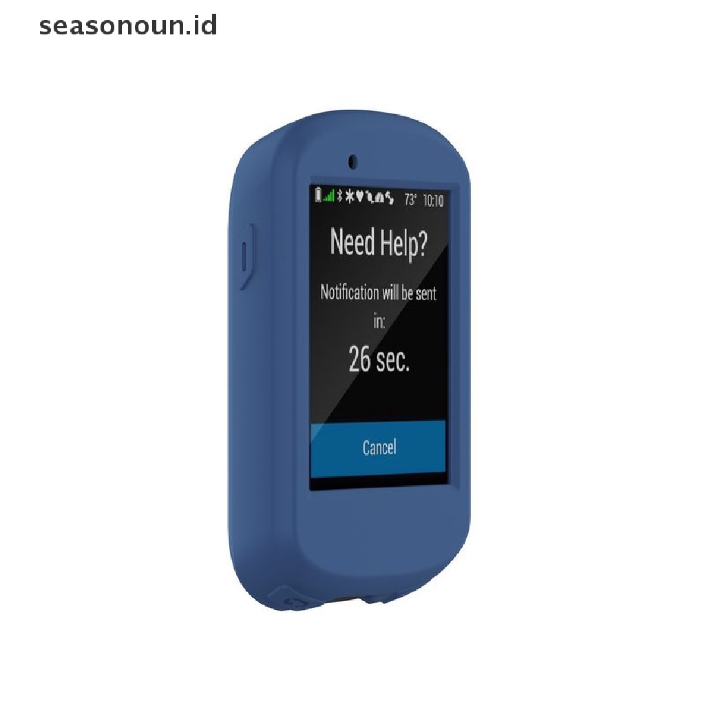 【seasonoun】 Bike Bicycle GPS Computer Rubber Protect Case Cover With Screen Protector Film .