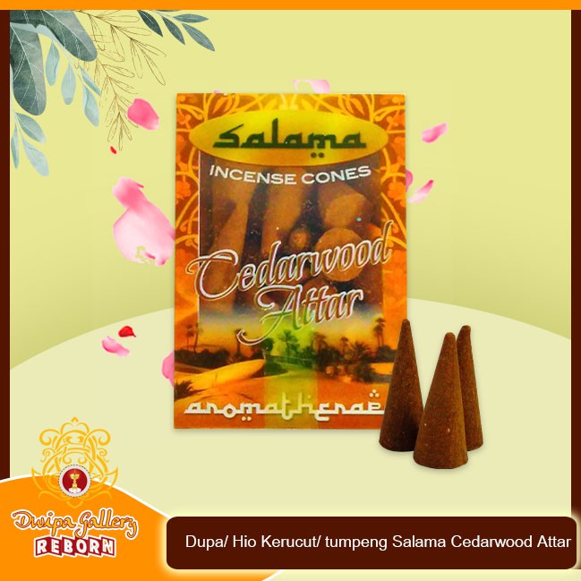 Dupa/ Hio Kerucut/ tumpeng wangi harum Salama Cedarwood Attar