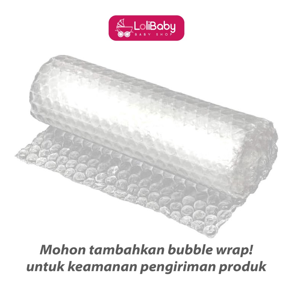 

Tambahkan bubble wrap untuk keamanan produk/bubble wrap
