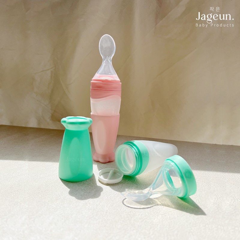 JAGEUN Soft Bottle Baby Squeeze Feeder | Botol Sendok Makan MPASI bayi