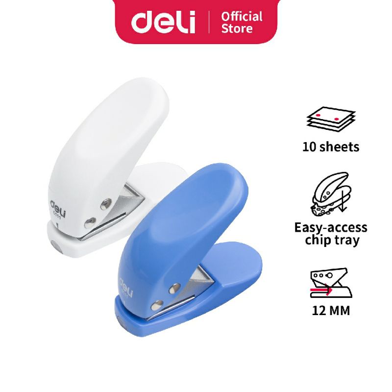 

DELI E0111 ONE HOLE PUNCH PERFORATOR PEMBOLONG KERTAS 1 LUBANG