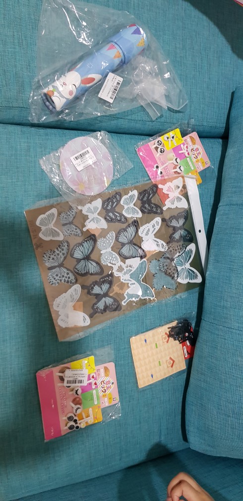 10 Pcs Tusuk Kue Motif Kartun Aneka  Warna