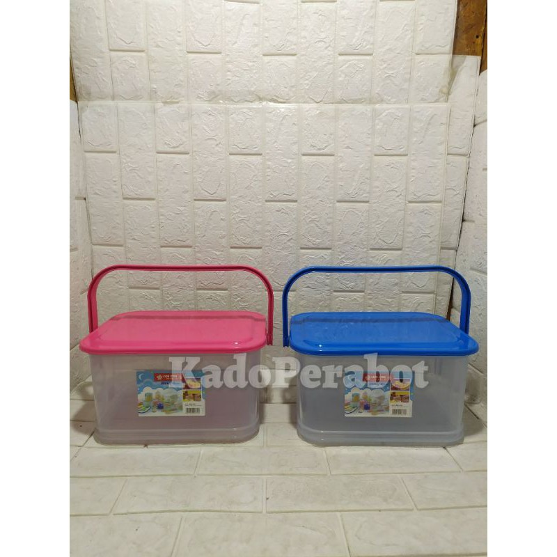 box tenteng plastik - box jualan kecil - box barang - milky box jx-5 LS