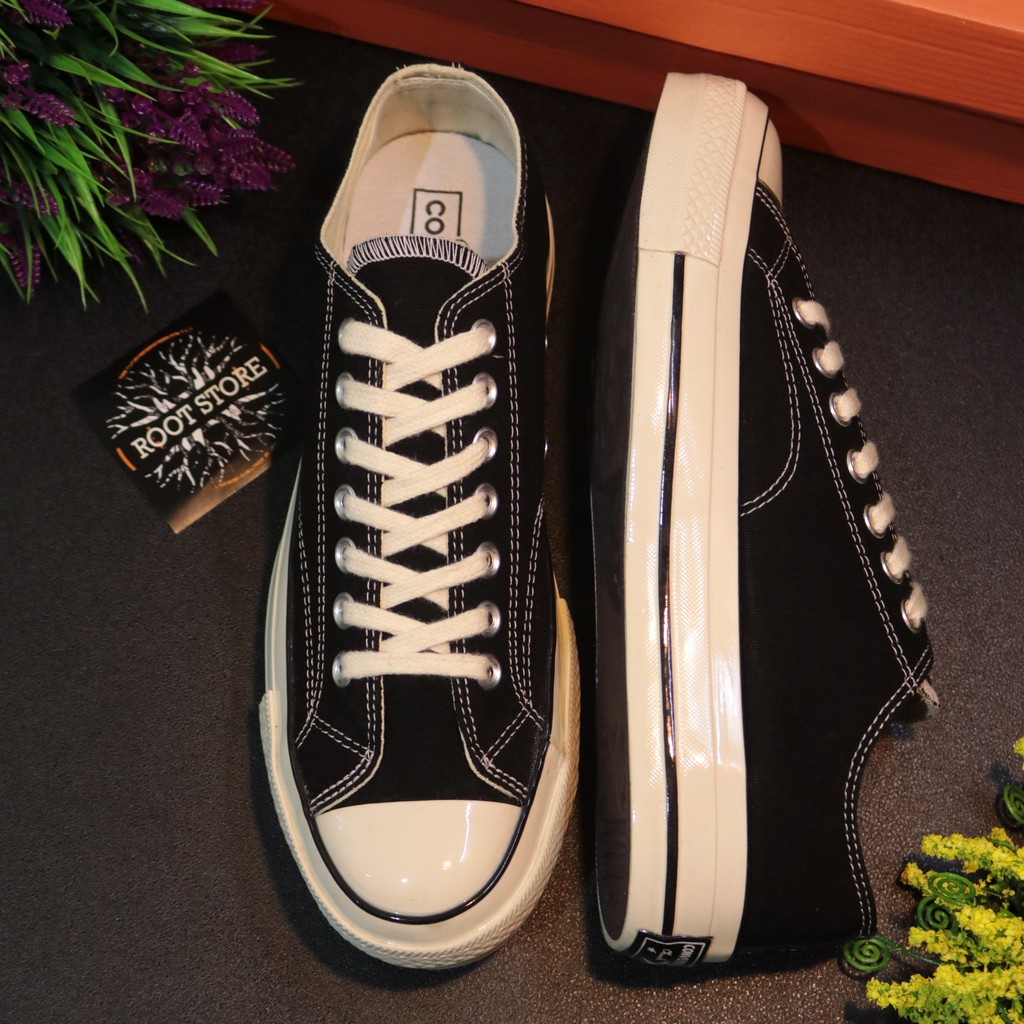 100% BNIB Sepatu Converse 70s Low Ox Black White - 1:1 Original