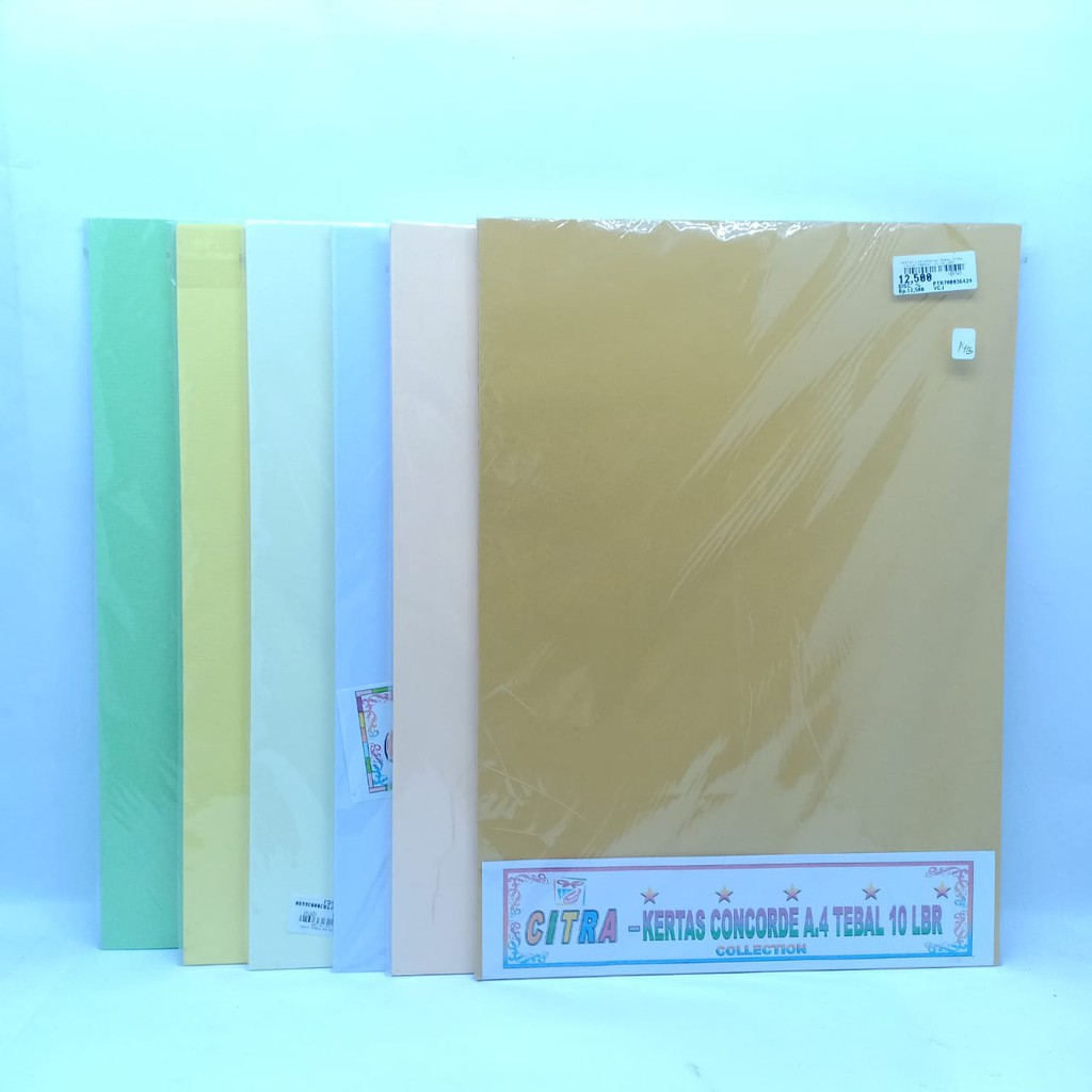 KERTAS PRINT/CONCORDE UKURAN A4 TEBAL CITRA PERPAK (ISI 10 LEMBAR)