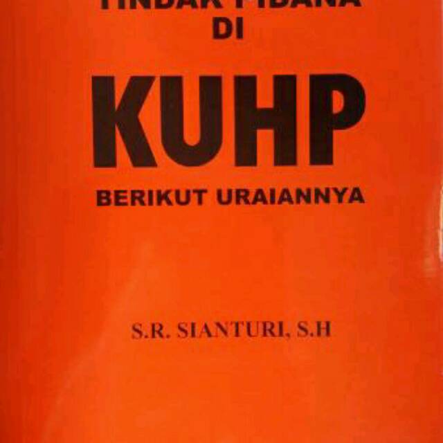Tindak pidana  di Kuhp
