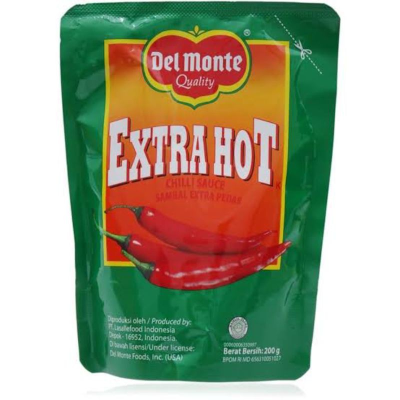 Jual Del Monte Saus Sambal Extra Pedas G Shopee Indonesia