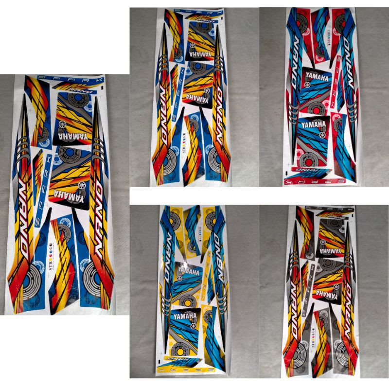 STIKER STRIPING VARIASI VEGA R NEW NANO