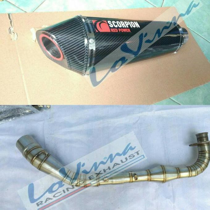 SALE knalpot racing Custom Scorpion for nmax PROMO