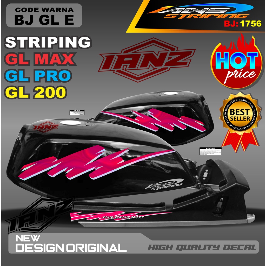 STRIPING GL VARIASI HOLOGRAM /  STIKER GL MAX VARIASI HOLOGRAM / STIKER HOLOGRAM