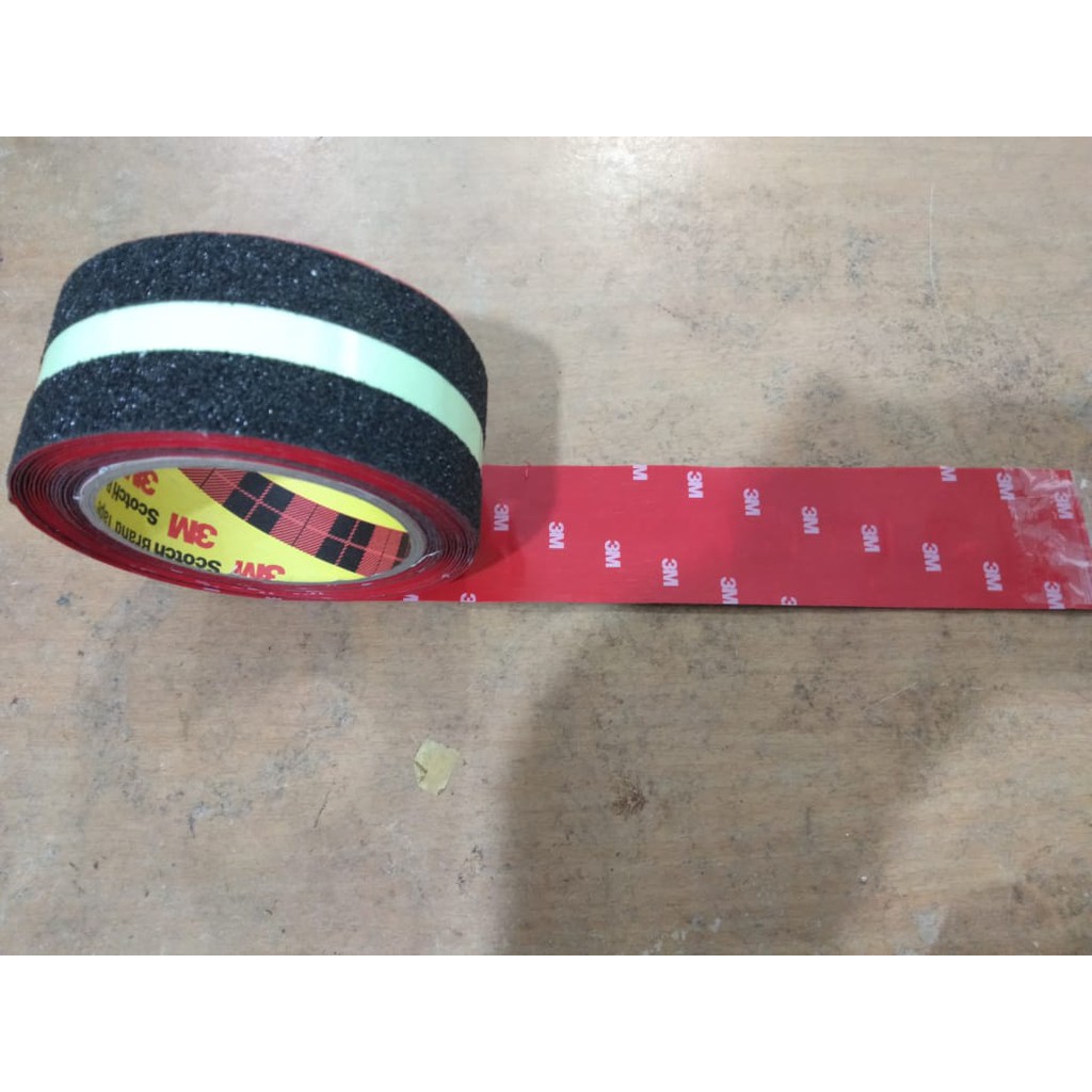3M-ANTI-SLIP-TAPE-SAFETY-WALK-LUMINOUS-GLOW IN THE DARK 50MMX5M