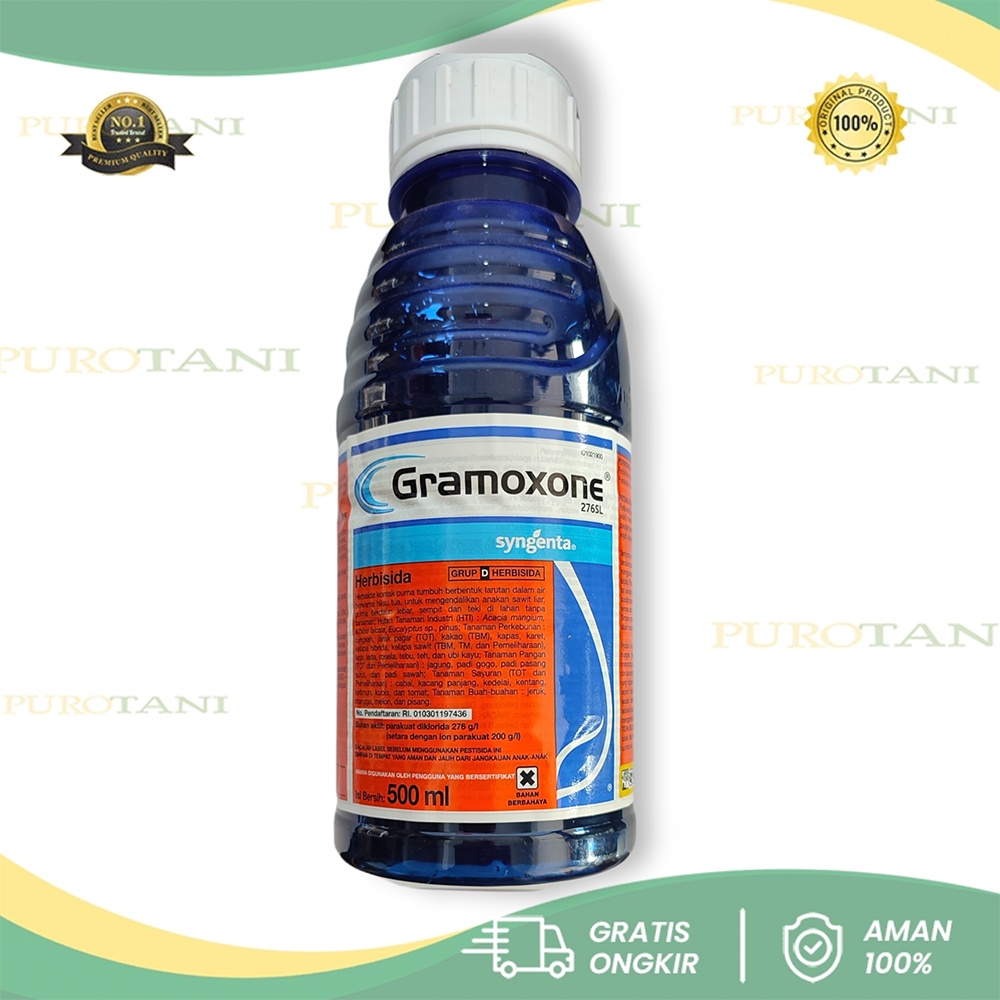 Pembasmi Rumput Herbisida Paraquat Gramoxone 276 SL 500 ML