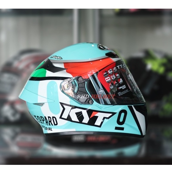 Helm KYT TT Course Dalla Porta Leopard / TTC Dalla Porta / Produk Original KYT