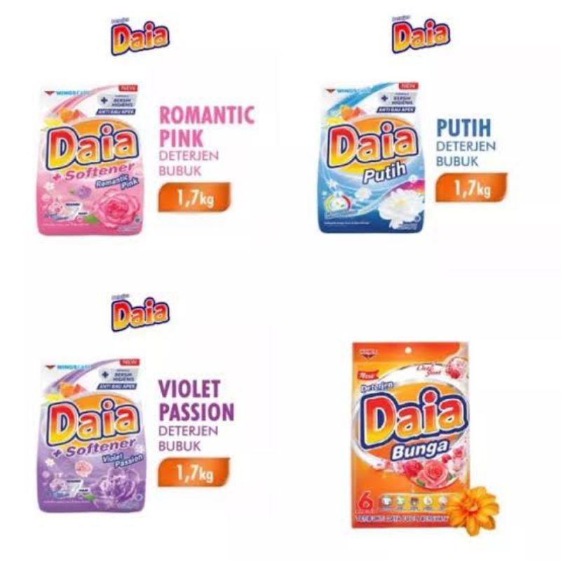 DAIA DETERGENT BUBUK 1,7 KG