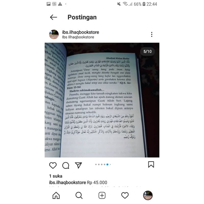 mimbar pesantren terjemah khutbah lirboyo versi bahasa jawa